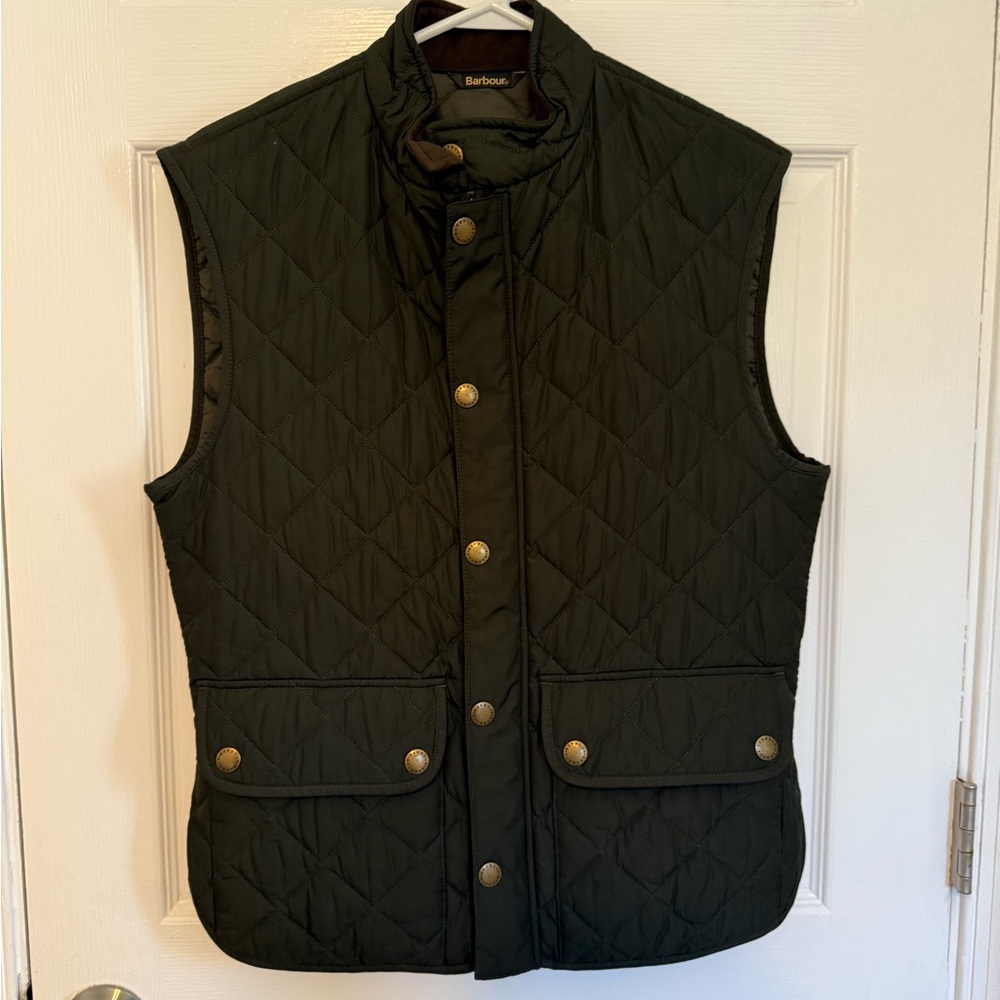 Barbour Men's Quilted Vest - Dark Green